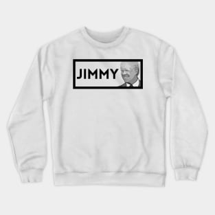 Jimmy: Black & White President Carter Portrait Crewneck Sweatshirt